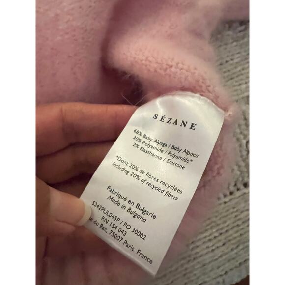 La Maille Sezane Sama Jumper in Light Pink Size L✨ - Picture 10 of 13